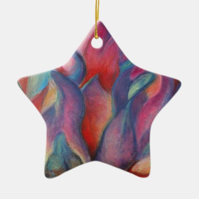 Fantasy Protea Keramikornament (Vorne)