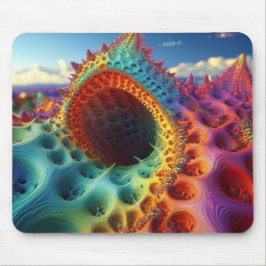 Fantasy Psychedelic Snakehole auf einem desolaten  Mousepad