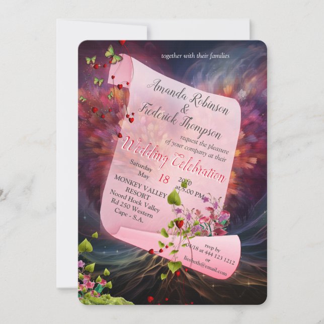 Fantasy Realms of Magic Scenerics Designs Einladun Einladung (Vorderseite)