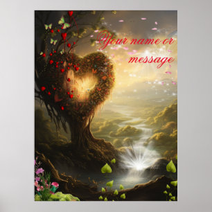 Fantasy Realms of Magic Scenerics Designs Poster