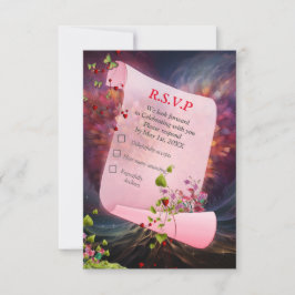 Fantasy Realms of Magic Scenerics Designs RSVP Karte