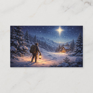 Fantasy-Reisender, der Sterne freilässt Visitenkarte