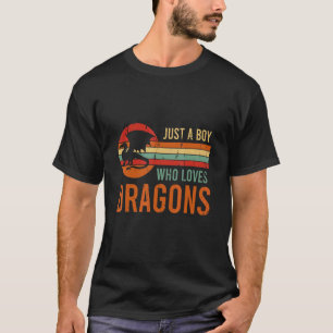 Fantasy Retro Gaming Rollenspiel Nur ein Junge, de T-Shirt