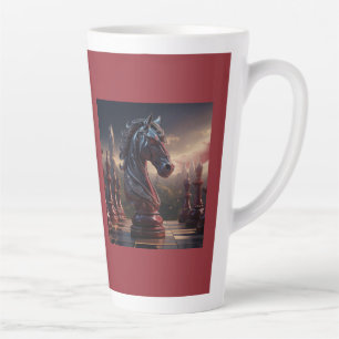 Fantasy-Schachszene - Springer Milchtasse