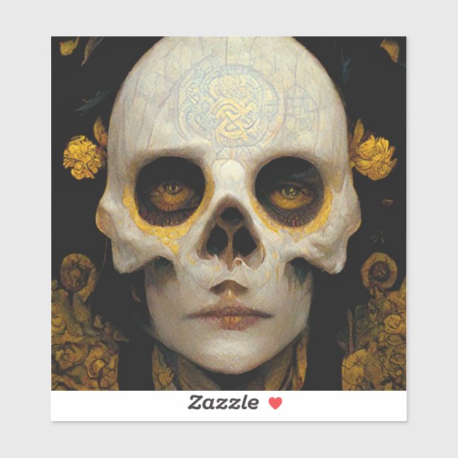 Fantasy Sci-Fi Kunst Aufkleber (Blatt)