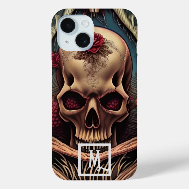 Fantasy Skull Case-Mate iPhone Hülle (Rückseite)