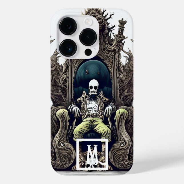 Fantasy Skull King Case-Mate iPhone 14 Pro Hülle (Rückseite)