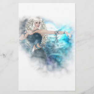 Fantasy Sky Siren Vignette Briefpapier