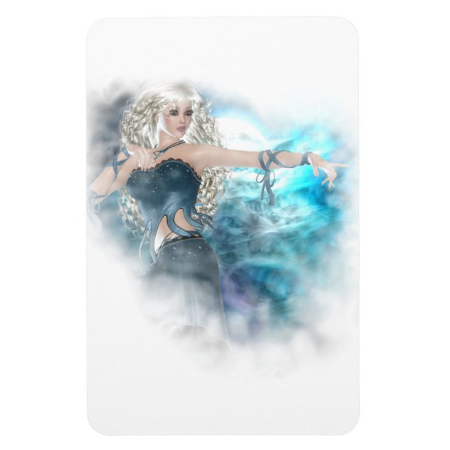 Fantasy Sky Siren Vignette Magnet (Vertikal)