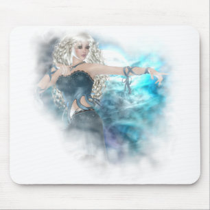Fantasy Sky Siren Vignette Mousepad