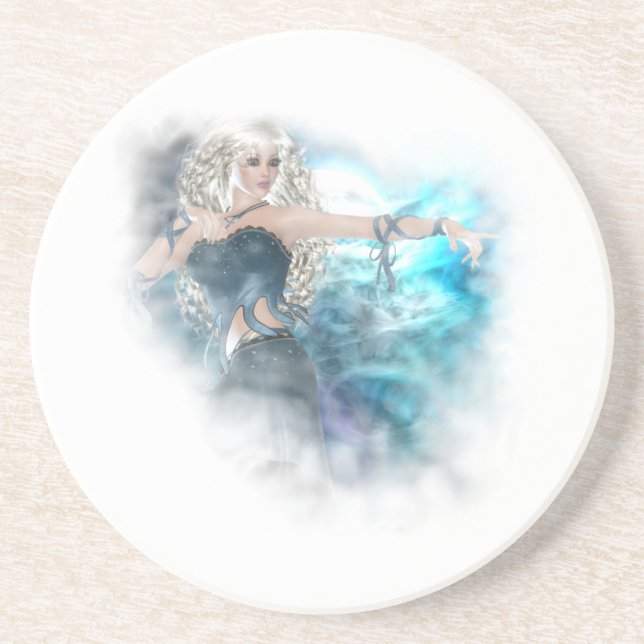 Fantasy Sky Siren Vignette Untersetzer (Vorne)
