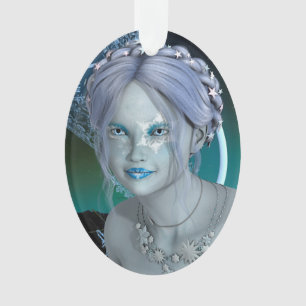 Fantasy Snow Fairy Ornament