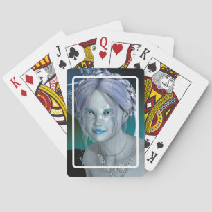 Fantasy Snow Fairy Spielkarten