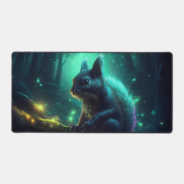 Fantasy Squirrel Desk Mat Schreibtischunterlage (Vorderseite)