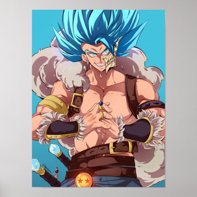 Fantasy SSJ Blue Gogeta Poster (Vorne)