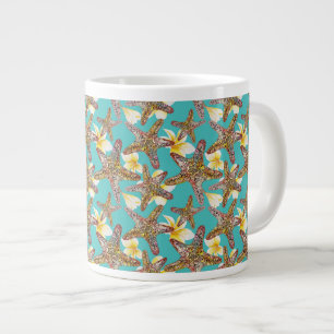 Fantasy Starfish Muster Jumbo-Tasse