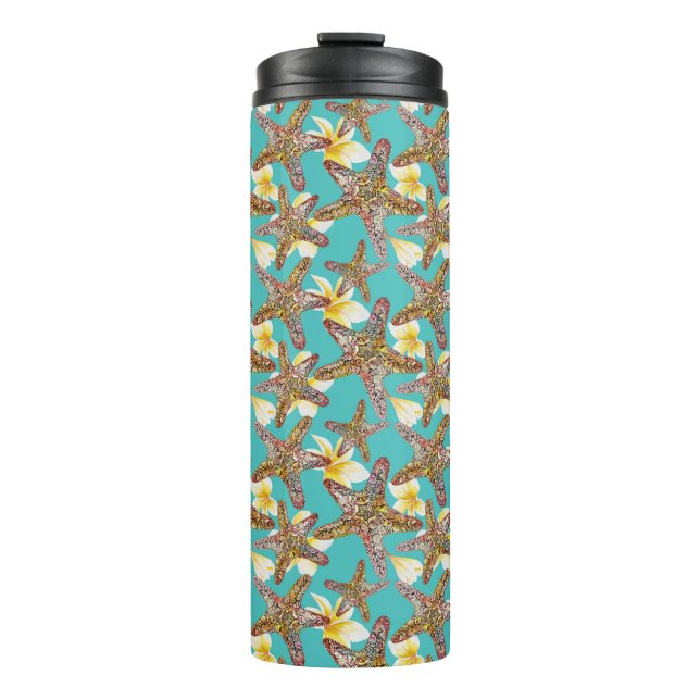 Fantasy Starfish Muster Thermosbecher (Vorderseite)