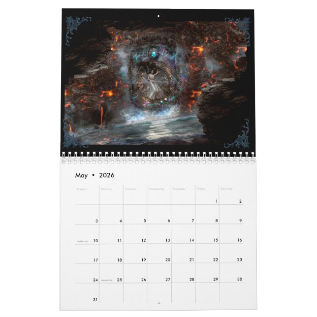 fantasy starscoldnight calendar kalender (Mai 2026)