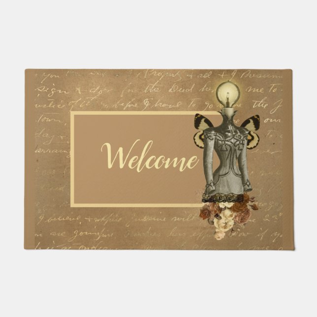 Fantasy Steampunk Bust Fußmatte (Vorderseite)