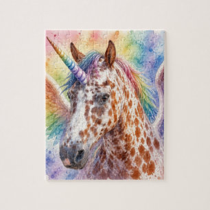 Fantasy-Surreal-Appaloosa-Einhorn Pegasus