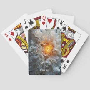 Fantasy süß abstrakt weiß gelb spielkarten
