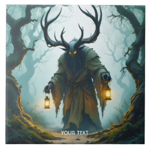 Fantasy Süß Kolossaler Schattiger Behemoth Fliese