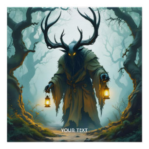 Fantasy Süß Kolossaler Schattiger Behemoth Poster