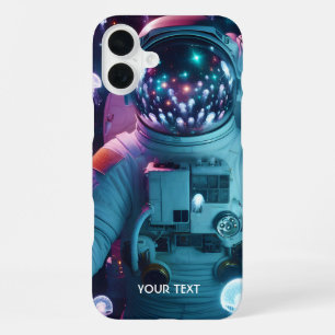 Fantasy Süße Astronaut Quallen Weltraum iPhone 16 Plus Hülle