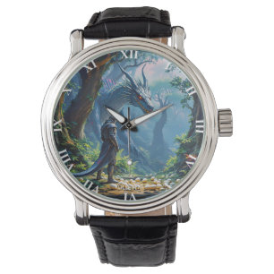 Fantasy Süße Eier Drachenritter Armbanduhr