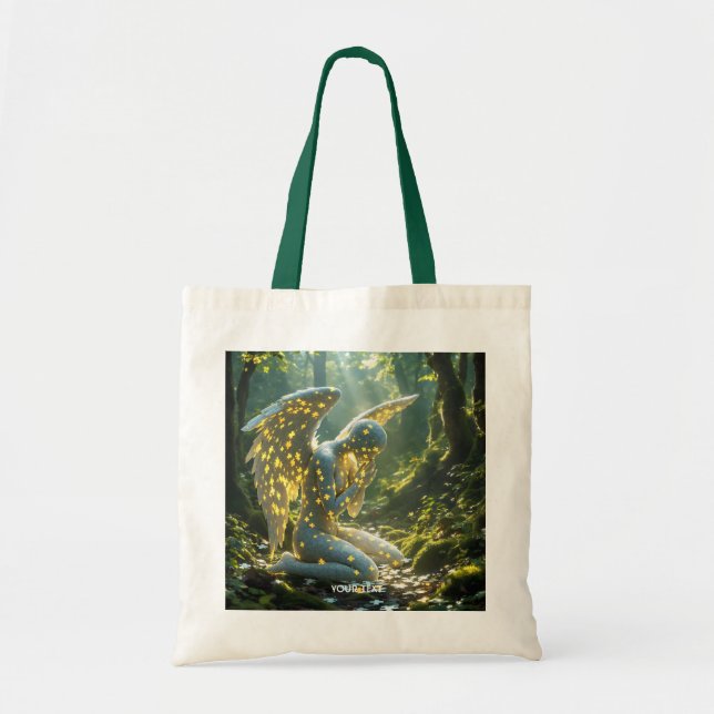 Fantasy Süße Engel-Puzzlefigur Tragetasche (Vorne)