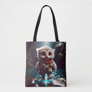 Fantasy Süße Eule Abenteurer Wasser Tasche