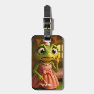 Fantasy Süße Frosch Mädchen Party Gepäckanhänger