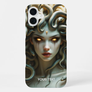 Fantasy Süße Gelbe Augen Schlangen iPhone 16 Plus Hülle