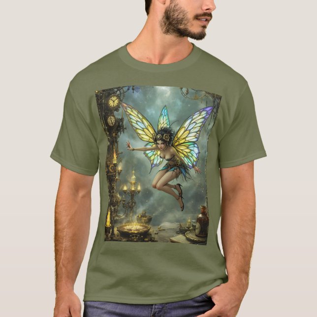 Fantasy Süße Pixie-Schmetterlingsflügel T-Shirt (Vorderseite)