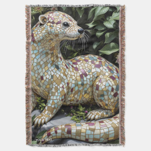 Fantasy Süße Spielende Otter Skulptur Decke