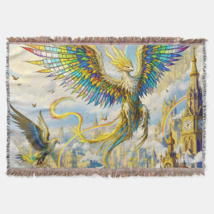 Fantasy Süße Steampunk-Greif-Stadt Decke