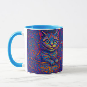 Fantasy Süße Tasse Lachende Katze