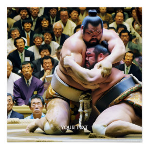 Fantasy Süße Zwei Sumo-Ringer Poster