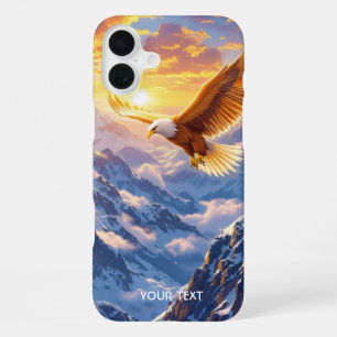 Fantasy Süßer Adler Berge Sonnenaufgang iPhone 16 Plus Hülle