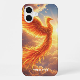 Fantasy Süßer Flammender Phönix Erhebt Sich iPhone 16 Plus Hülle