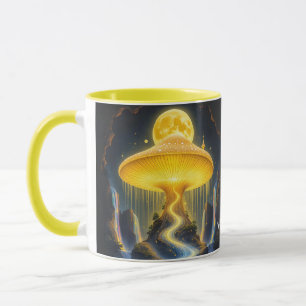 Fantasy Süßer Gelber Alter Pilz Tasse