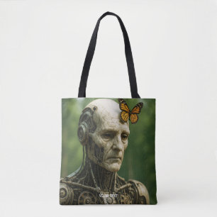 Fantasy Süßer Surrealismus Schmetterlingsgesicht Tasche