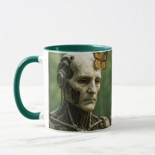 Fantasy Süßer Surrealismus Schmetterlingsgesicht Tasse