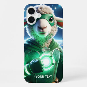 Fantasy Süßes Grünes Super Lamm  iPhone 16 Plus Hülle