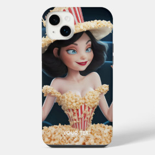 Fantasy Süßes Mädchen Kino Popcorn iPhone 14 Plus Hülle
