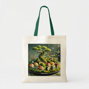 Fantasy Süßes Sushi Japanische Landschaft Tragetasche
