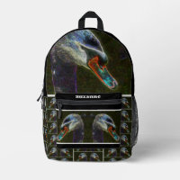 Fantasy Swan Animal Art Personalisiert