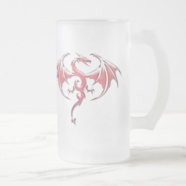 Fantasy-Tasse Mattglas Bierglas (Rechts)