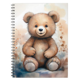 Fantasy Teddy Bären Notebook 6,5 x 8,75 Zoll Notizblock