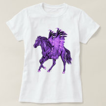 Fantasy Theme Lila Pegasus Winged Horse